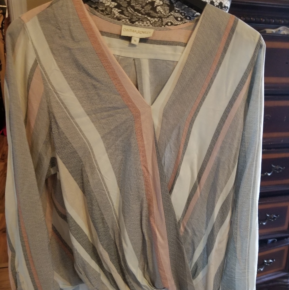 Faux wrap top
